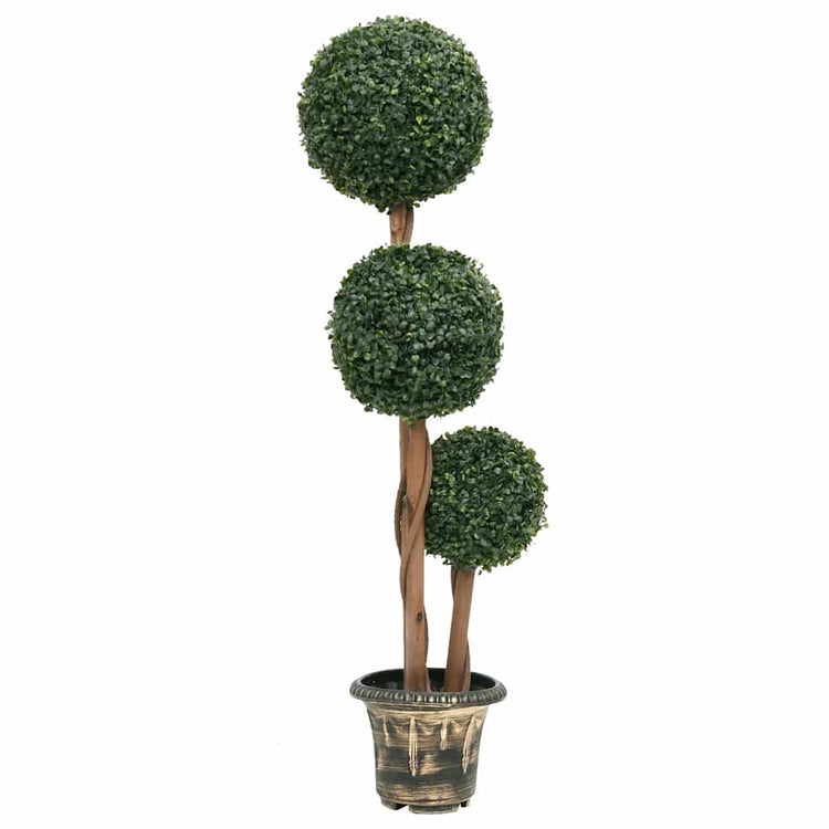 Vidaxl Plant artificiel avec Pot Buxus Bol Formation de 119 cm vert