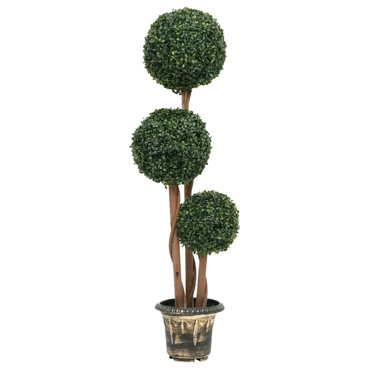 Vidaxl Plant artificiel avec Pot Buxus Bol Formation de 119 cm vert