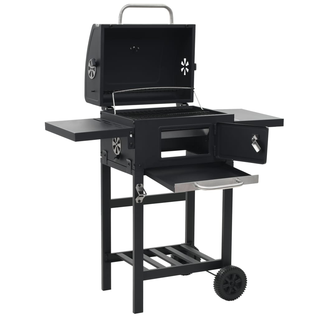 Vidaxl Pizza Four et barbecue 3-en-1 noir