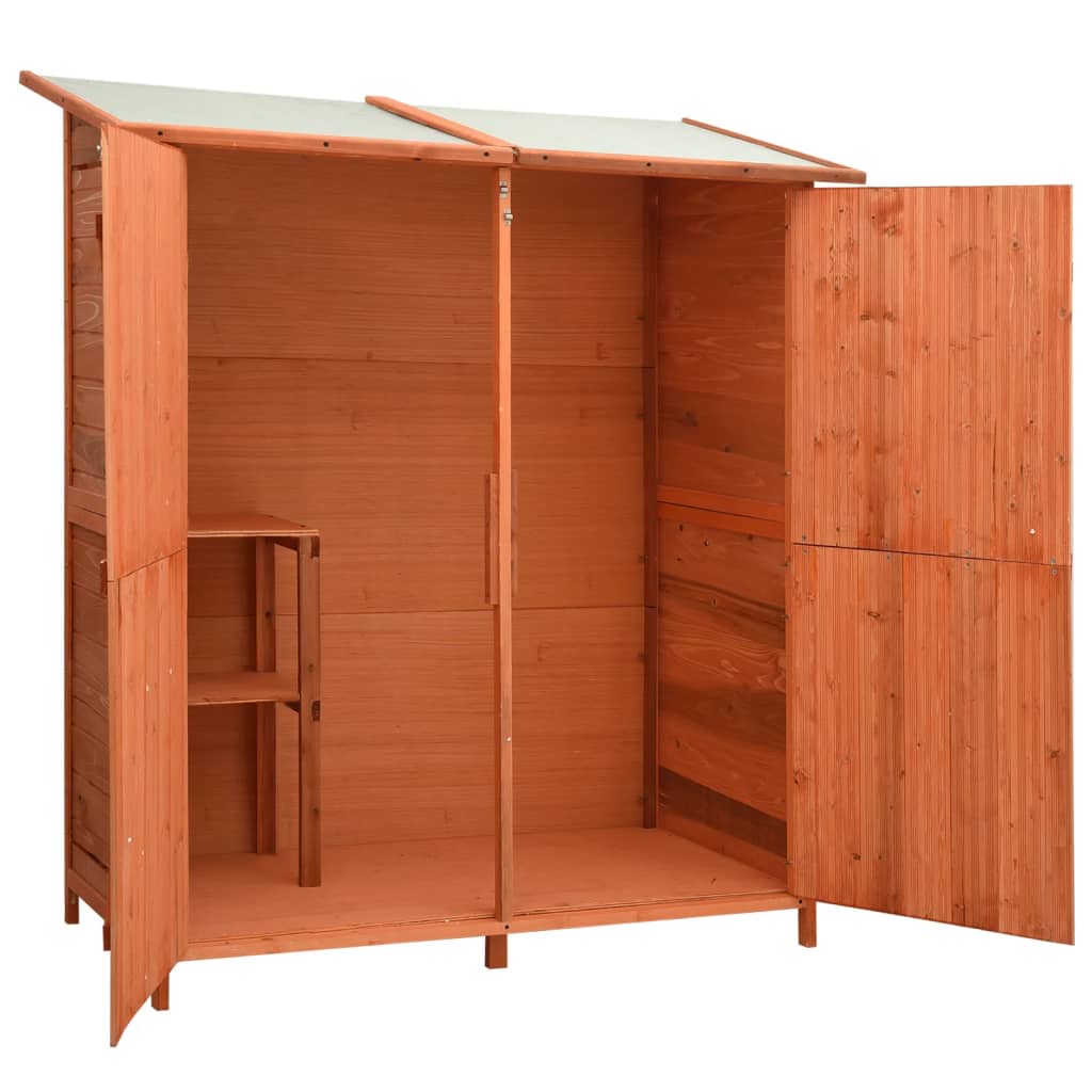 Vidaxl hangar de jardin 136x75x160 cm
