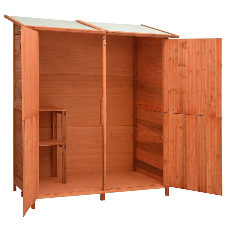 Vidaxl hangar de jardin 136x75x160 cm