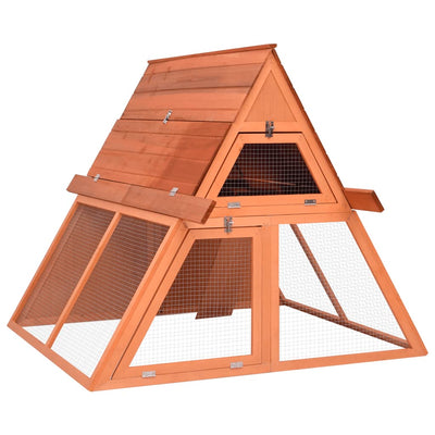 Vidaxl Rabbit Hutch 152x127x109.5 cm Solid Pinewood