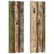 Vidaxl Wall Hood Stells 2 PCS 36x3x110 cm Bois recyclé solide