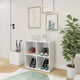 Armoire de rangement Vidaxl 105x35.5x70 cm Bois de bois transformé