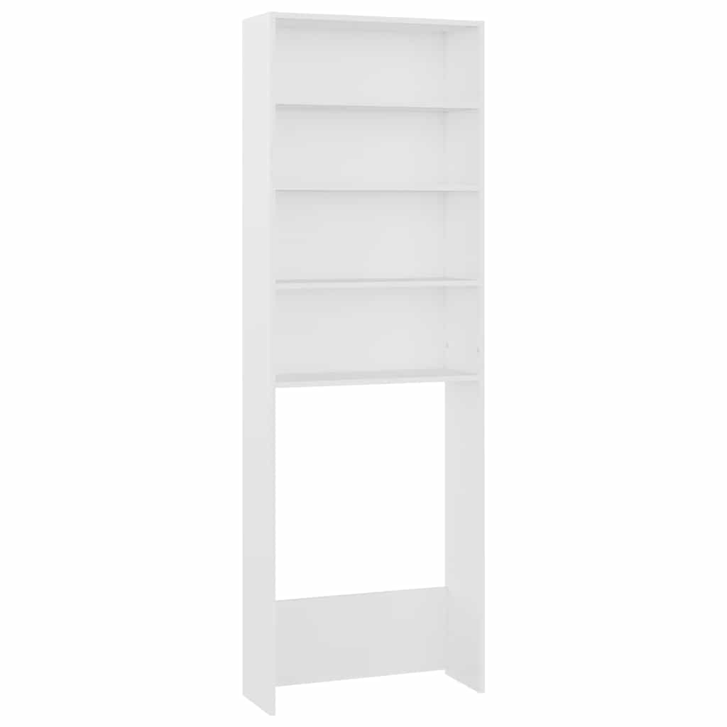 Vidaxl Washing Machine Armoire 64x24x190 cm blanc