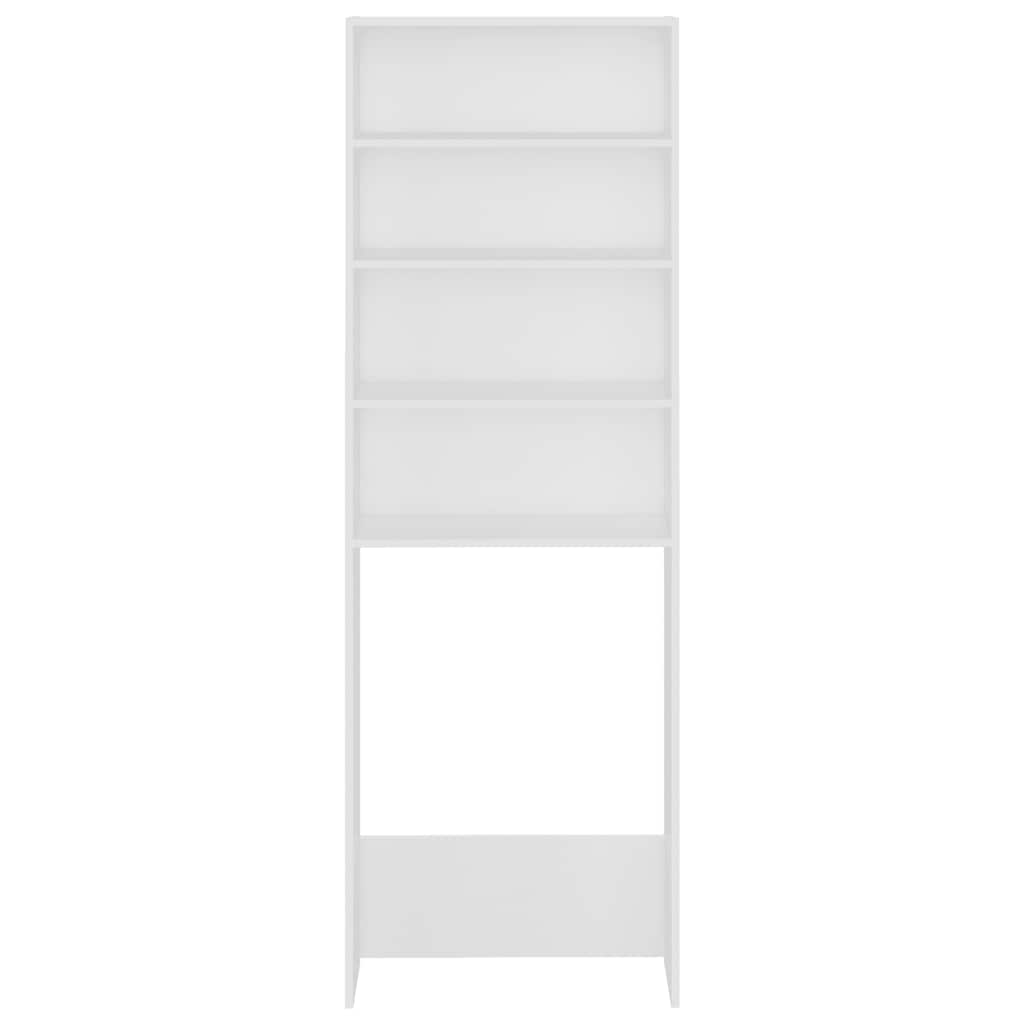Vidaxl Washing Machine Armoire 64x24x190 cm blanc