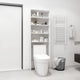 Vidaxl Washing Machine Armoire 64x24x190 cm blanc