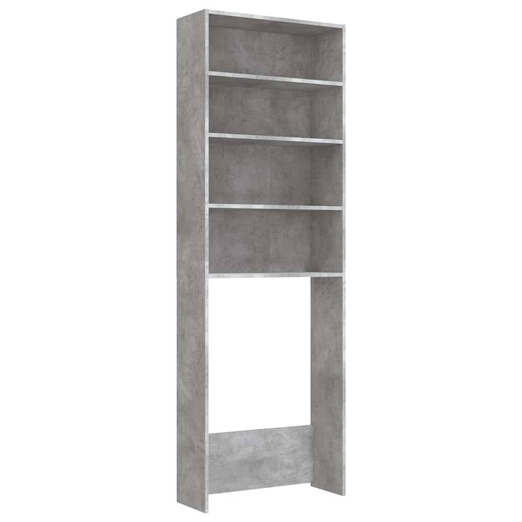 Vidaxx meuble lave-linge 64x24x190 cm gris béton