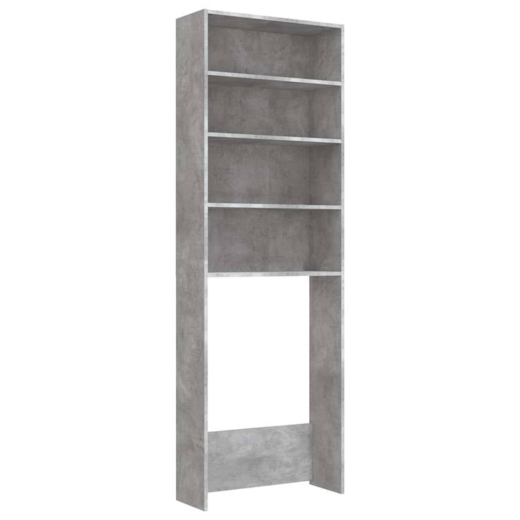 Vidaxx meuble lave-linge 64x24x190 cm gris béton