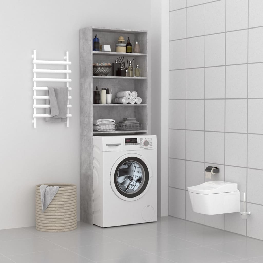 Vidaxl Washing Machine Cabinet 64x24x190 cm Prix de béton