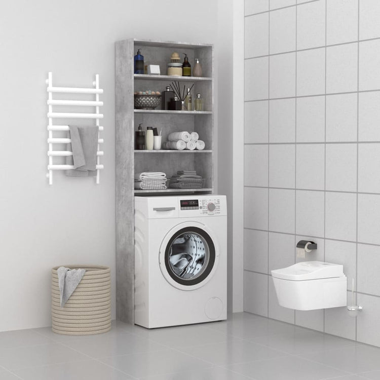 Vidaxl Washing Machine Cabinet 64x24x190 cm Prix de béton
