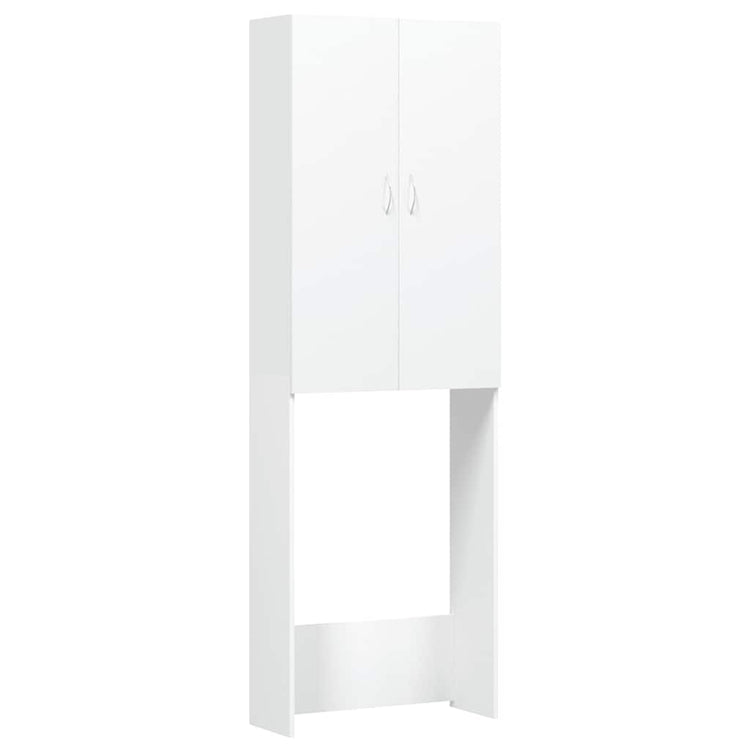 Armoire de machine à laver Vidaxl 64x25.5x190 cm blanc