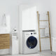Armoire de machine à laver Vidaxl 64x25.5x190 cm blanc