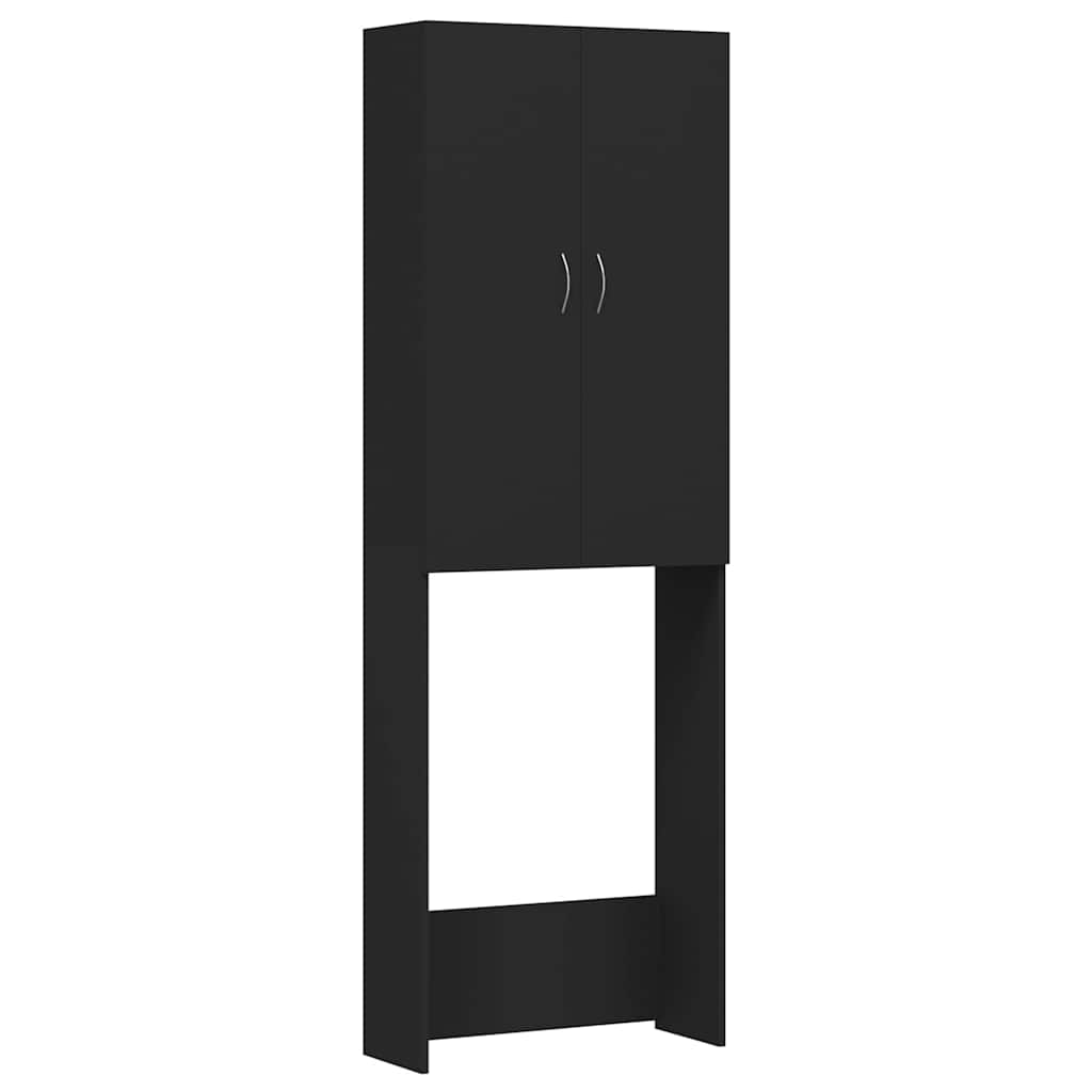 Vidaxl Washing Machine Armoire 64x25.5x190 cm noir