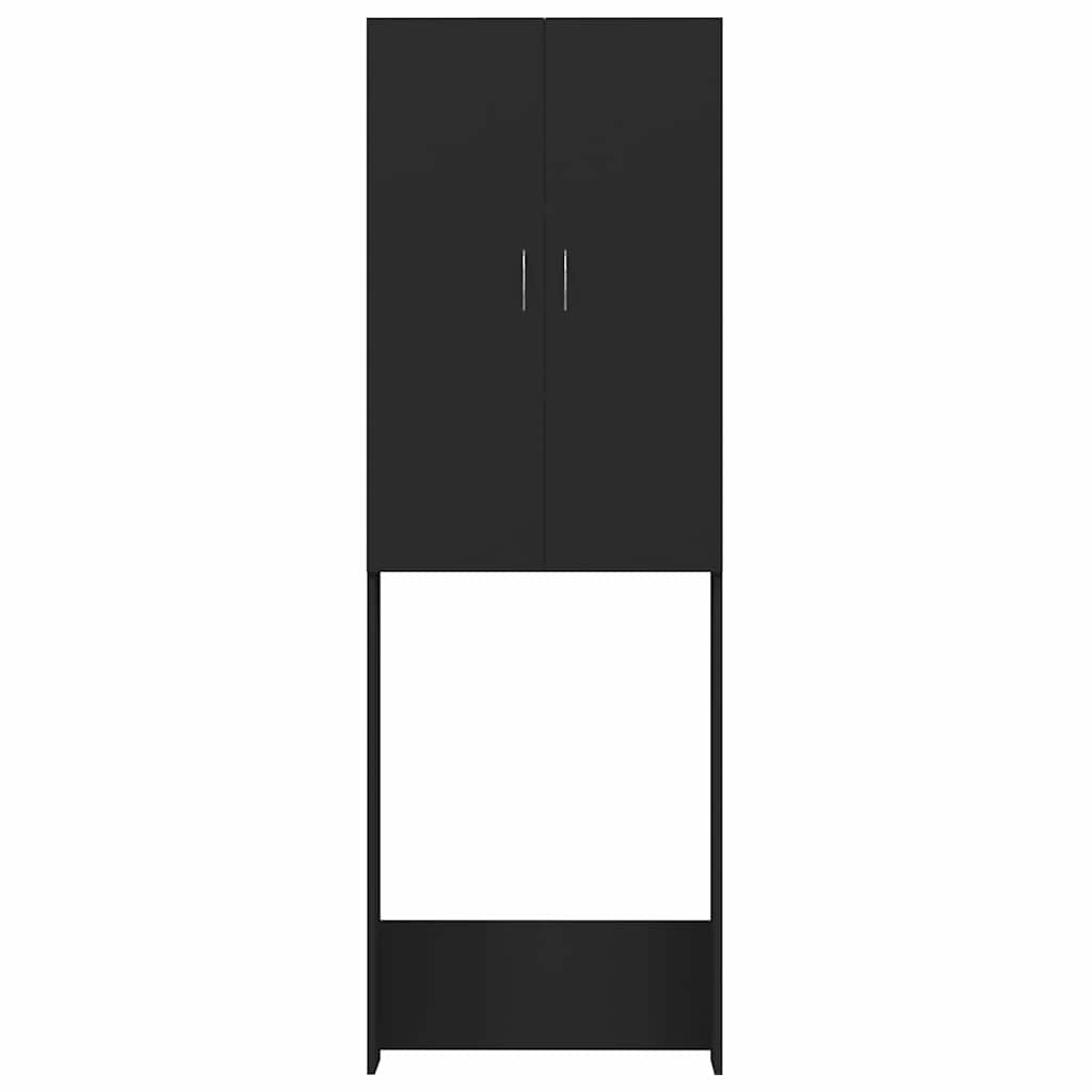 Vidaxl Washing Machine Armoire 64x25.5x190 cm noir