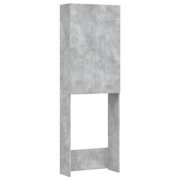 Vidaxx meuble lave-linge 64x25,5x190 cm gris béton