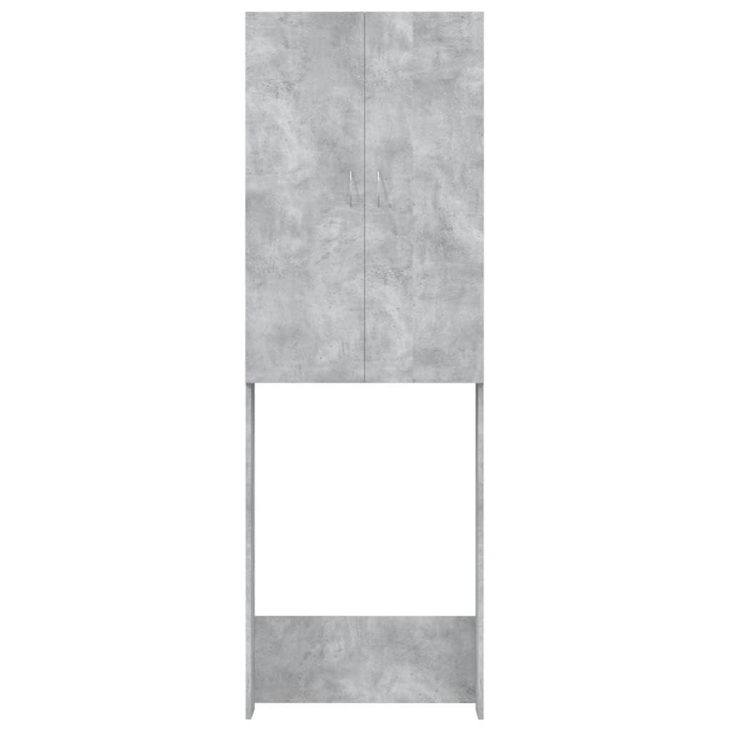 Vidaxx meuble lave-linge 64x25,5x190 cm gris béton