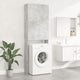 Vidaxx meuble lave-linge 64x25,5x190 cm gris béton