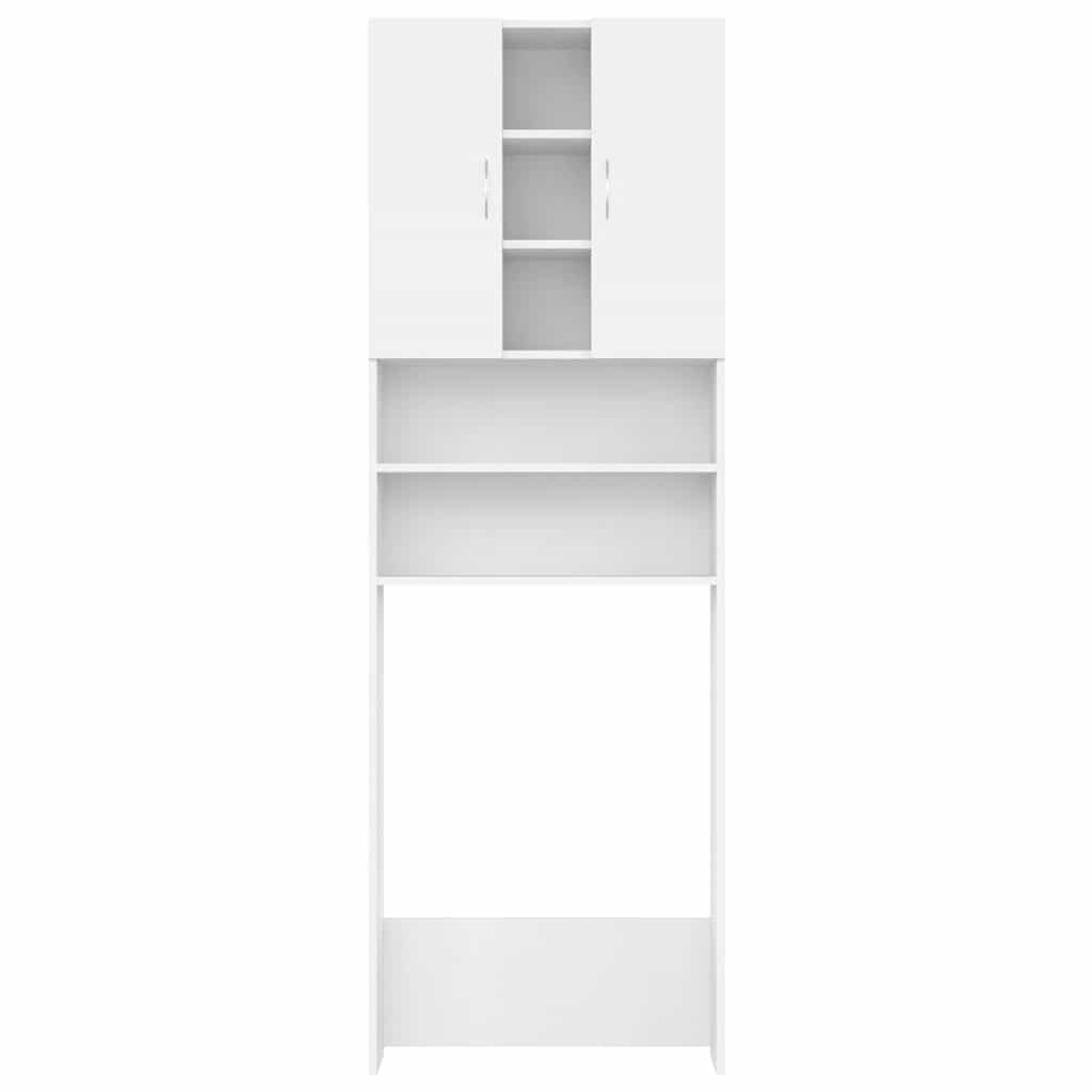 Armoire de machine à laver Vidaxl 64x25.5x190 cm blanc