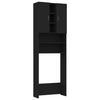 Vidaxl Washing Machine Armoire 64x25.5x190 cm noir