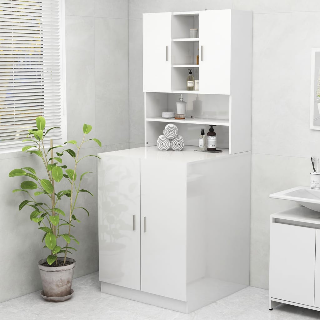 Vidaxl Washing Machine Counboard 70,5x25.5x90 cm de haut blanc