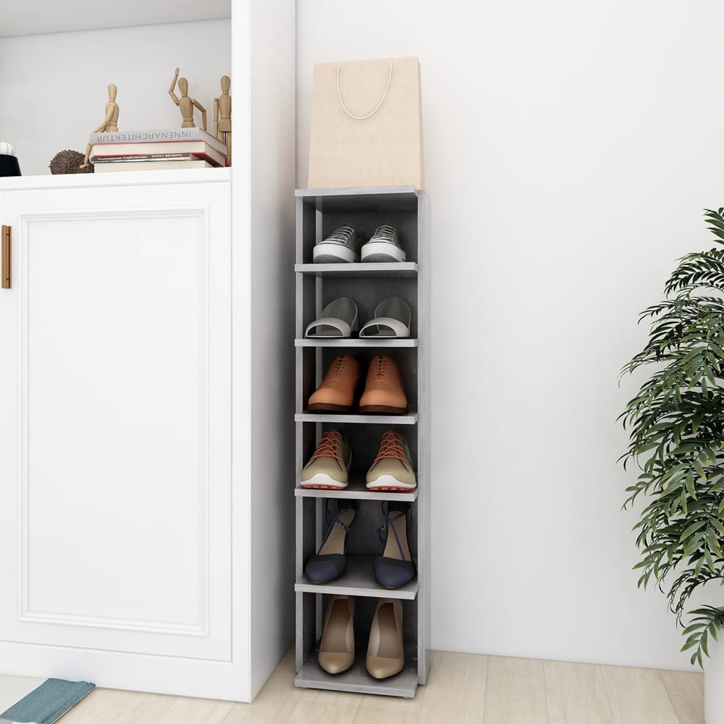 Armoire à chaussures Vidaxl 27.5x27x102 cm