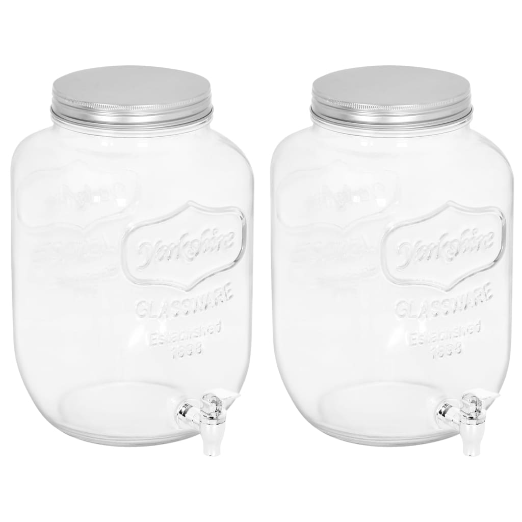 DISTRIBUTIONS DE DUISSEMENT VIDAXL 2 ST 8050 ML DE VERRE