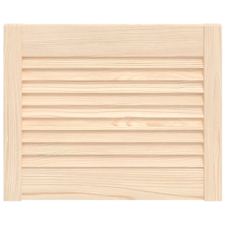 Porte d'armoire Vidaxl avec des lattes 39.5x49.4 cm Pine solide