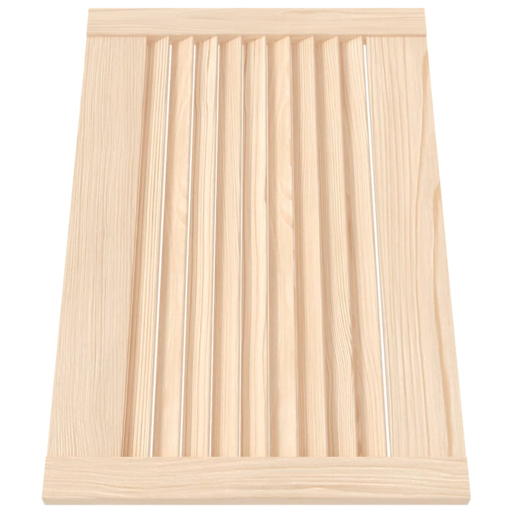 Porte d'armoire Vidaxl avec des lattes 39.5x59.4 cm Pine solide
