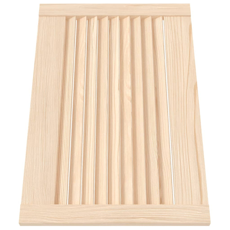 Porte d'armoire Vidaxl avec des lattes 39.5x59.4 cm Pine solide