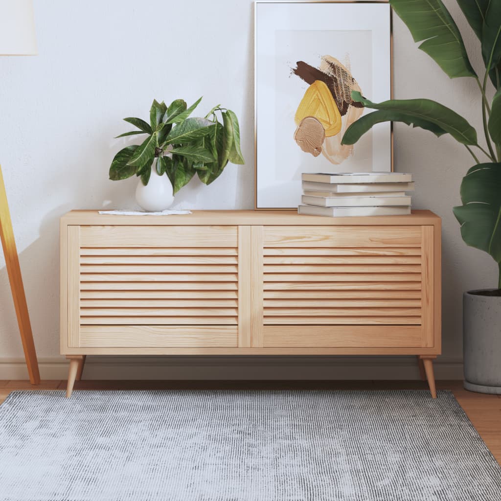 Portes d'armoires Vidaxl avec des lattes 2 pcs 39.5x59.4 cm Pine solide