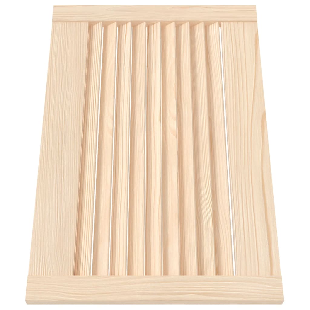 Portes d'armoires Vidaxl avec des lattes 4 ST 39.5x59.4 cm Pine solide