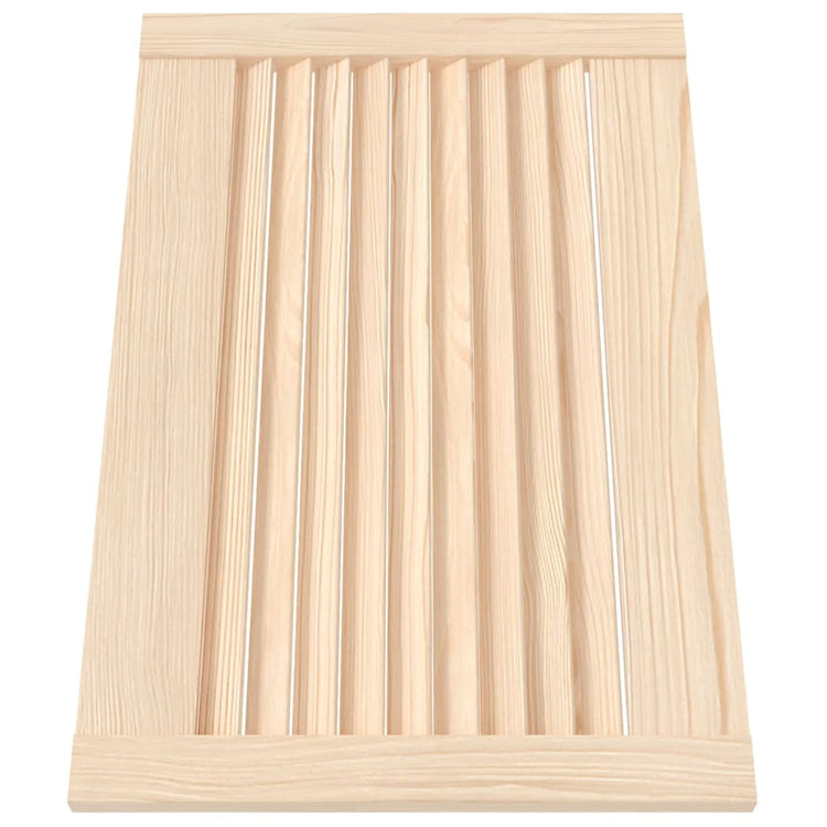 Portes d'armoires Vidaxl avec des lattes 4 ST 39.5x59.4 cm Pine solide
