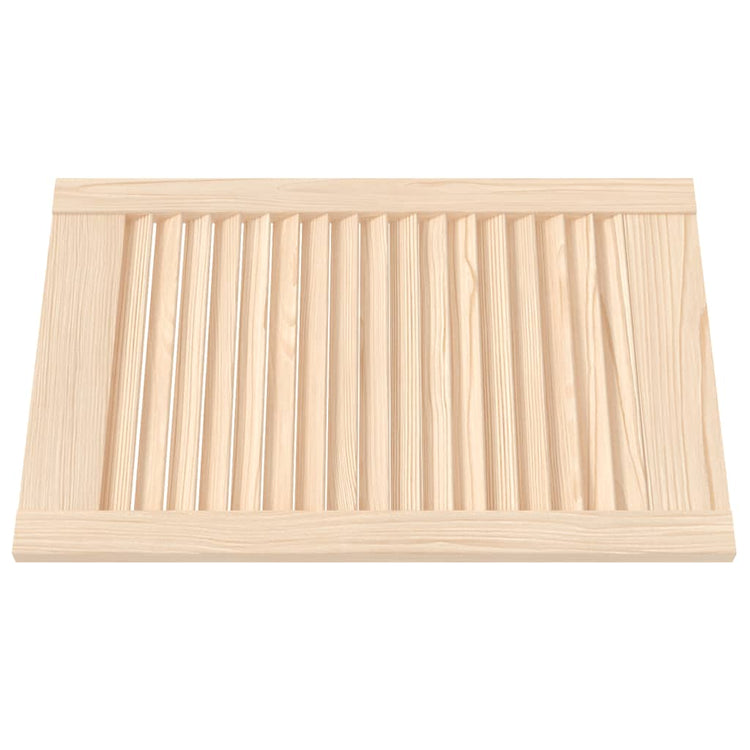 Porte d'armoire Vidaxl avec lattes 61,5x39.4 cm Pine solide