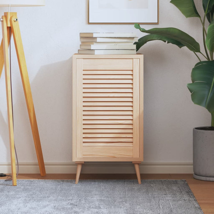 Porte d'armoire Vidaxl avec lattes 61,5x39.4 cm Pine solide