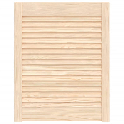 Porte d'armoire Vidaxl avec lattes 61,5x49.4 cm Pine solide