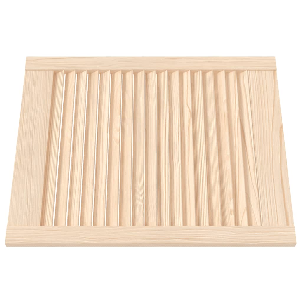 Porte d'armoire Vidaxl avec lattes 61,5x49.4 cm Pine solide