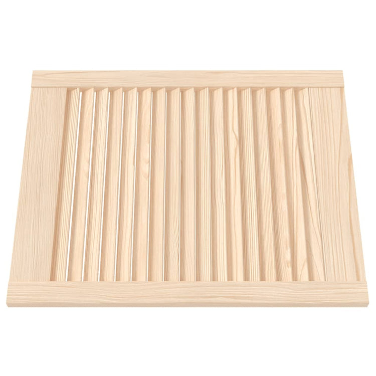 Porte d'armoire Vidaxl avec lattes 61,5x49.4 cm Pine solide