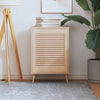 Porte d'armoire Vidaxl avec lattes 61,5x49.4 cm Pine solide