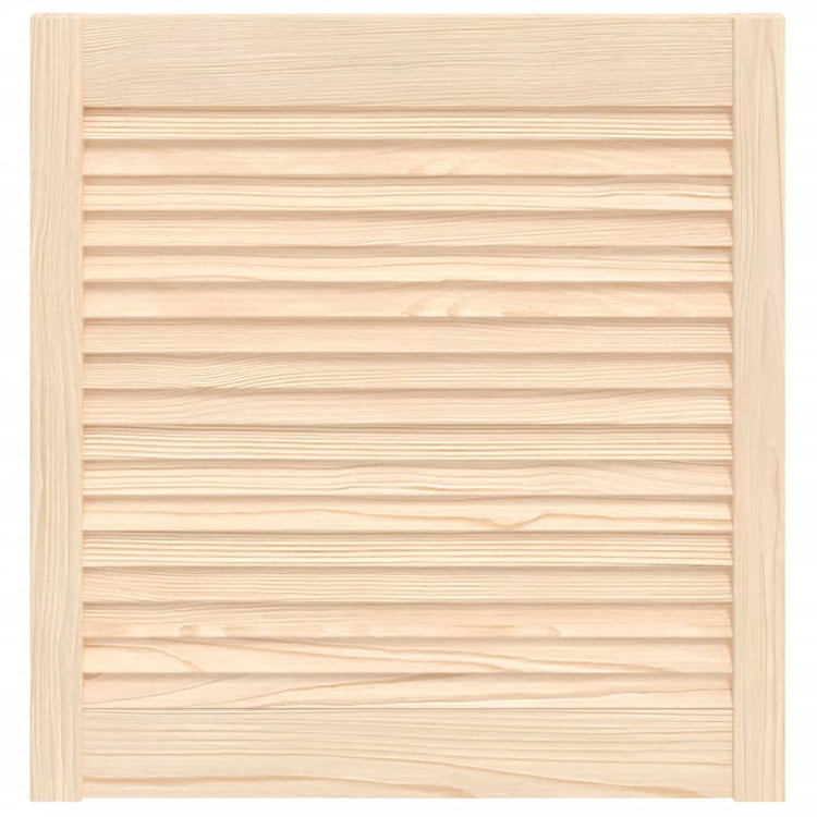Porte d'armoire Vidaxl avec des lattes 61,5x59.4 cm Pine solide