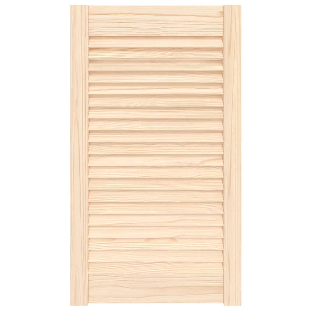 Porte d'armoire Vidaxl avec des lattes 69x39.4 cm Pine solide