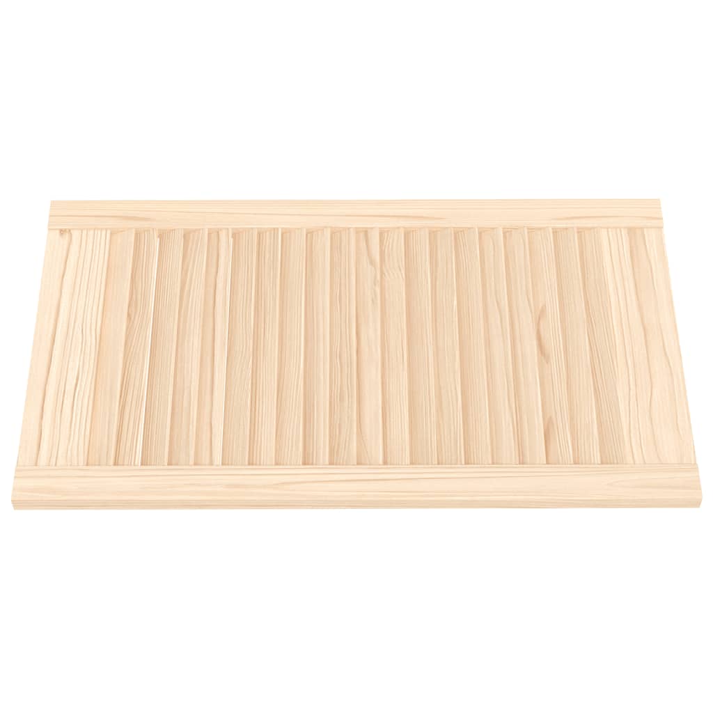 Porte d'armoire Vidaxl avec des lattes 69x39.4 cm Pine solide