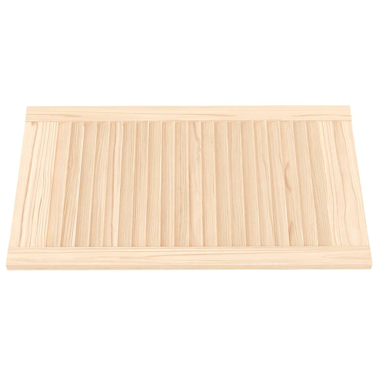 Porte d'armoire Vidaxl avec des lattes 69x39.4 cm Pine solide
