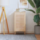 Porte d'armoire Vidaxl avec des lattes 69x39.4 cm Pine solide
