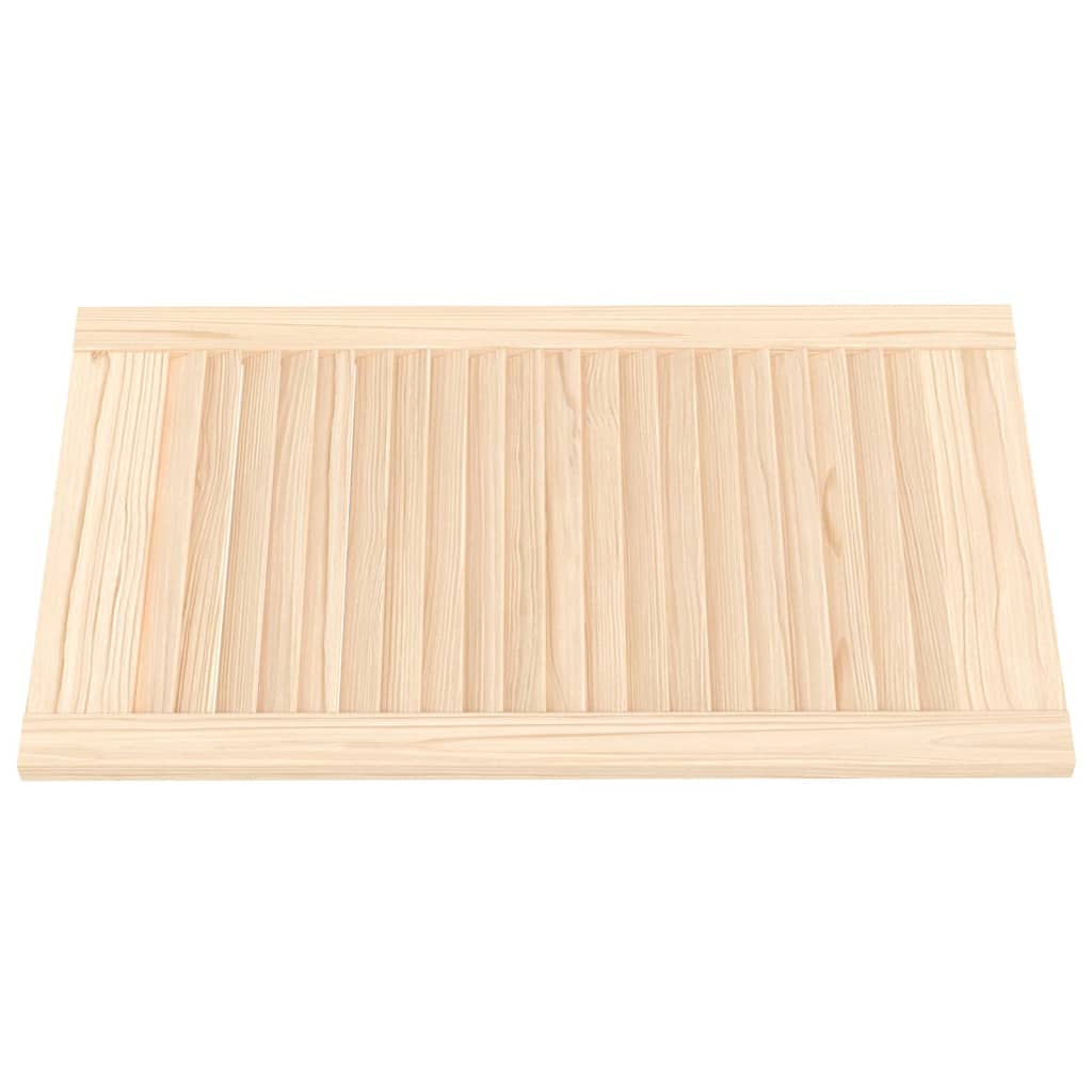 Portes de placard Vidaxl avec des lattes 4 pcs 69x39.4 cm Pine solide