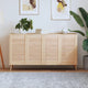 Portes de placard Vidaxl avec des lattes 4 pcs 69x39.4 cm Pine solide