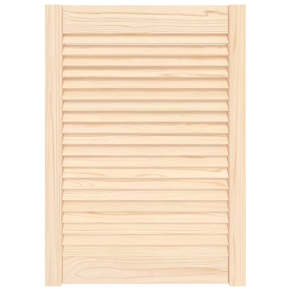 Porte d'armoire Vidaxl avec des lattes 69x49.4 cm Pine solide