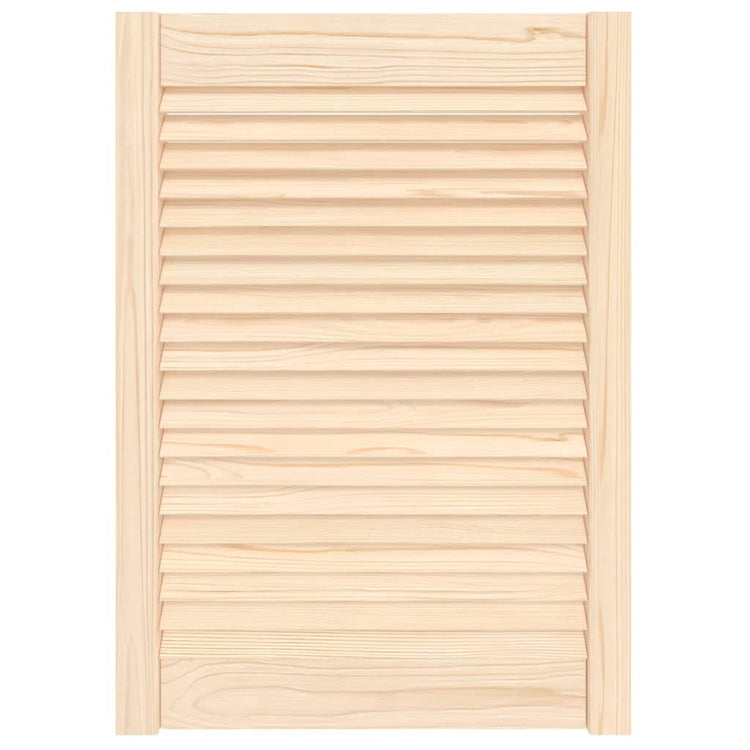 Porte d'armoire Vidaxl avec des lattes 69x49.4 cm Pine solide