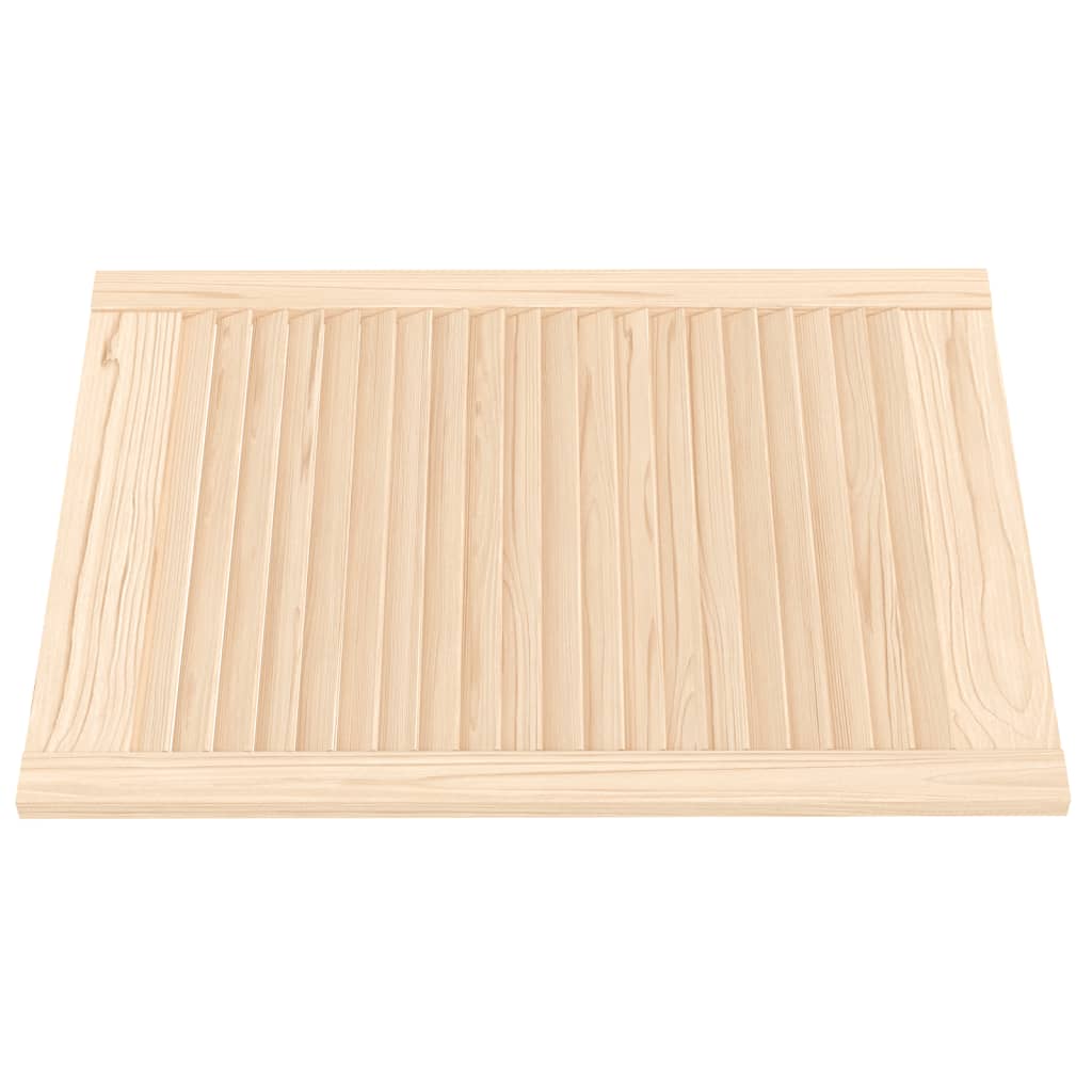Porte d'armoire Vidaxl avec des lattes 69x49.4 cm Pine solide