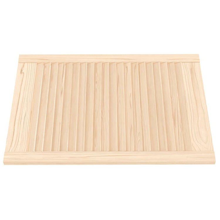Porte d'armoire Vidaxl avec des lattes 69x49.4 cm Pine solide